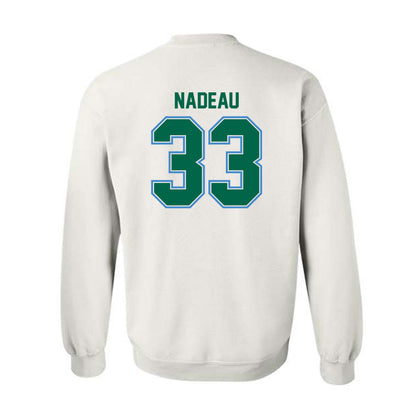 Tulane - NCAA Men's Basketball : Tj Nadeau - Crewneck Sweatshirt-1