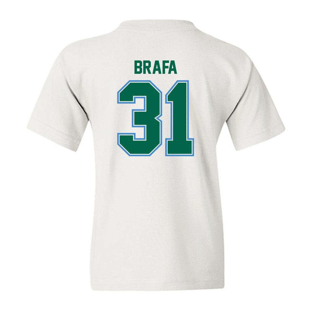 Tulane - NCAA Baseball : Jack Brafa - Youth T-Shirt-1