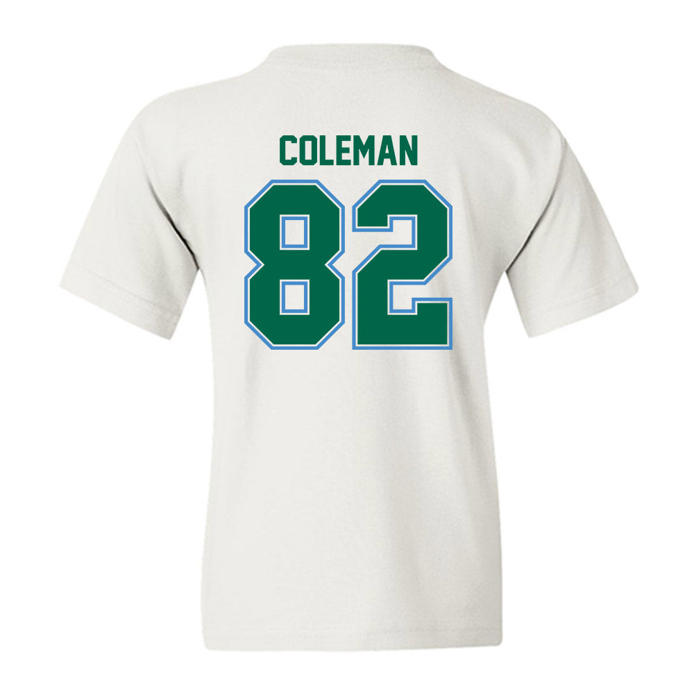 Tulane - NCAA Football : Keyshaun Coleman - Youth T-Shirt-1