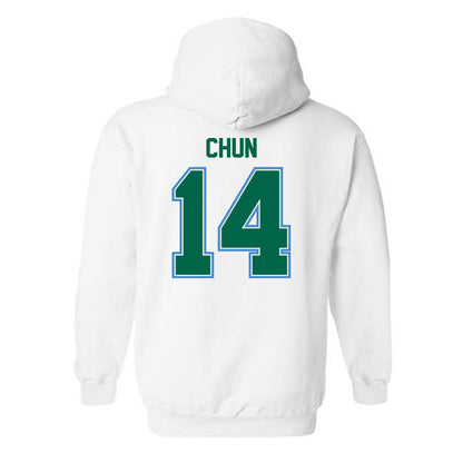 Tulane - NCAA Baseball : Tanner Chun - Hooded Sweatshirt-1
