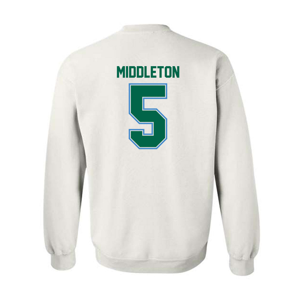 Tulane - NCAA Men's Basketball : Scotty Middleton - Crewneck Sweatshirt-1