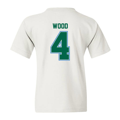 Tulane - NCAA Baseball : Tye Wood - Youth T-Shirt-1