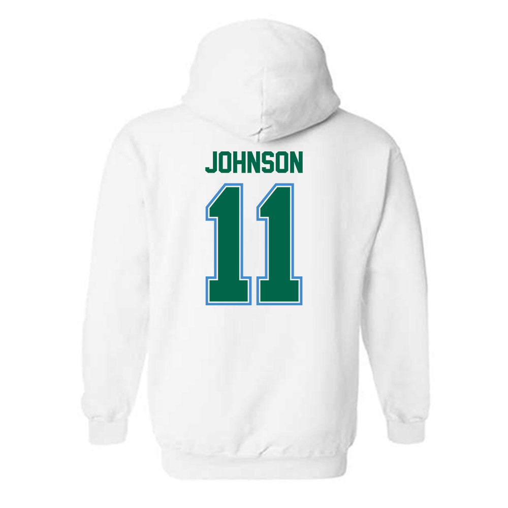 Tulane - NCAA Football : Trace Johnson - Hooded Sweatshirt-1