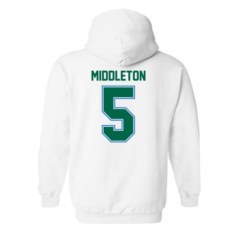 Tulane - NCAA Men's Basketball : Scotty Middleton - Hooded Sweatshirt-1