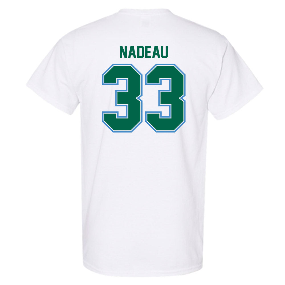 Tulane - NCAA Men's Basketball : Tj Nadeau - T-Shirt-1