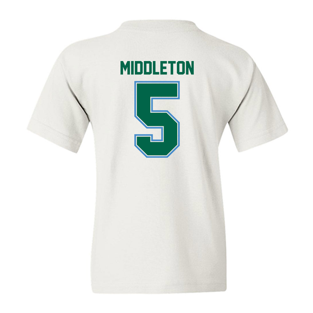 Tulane - NCAA Men's Basketball : Scotty Middleton - Youth T-Shirt-1