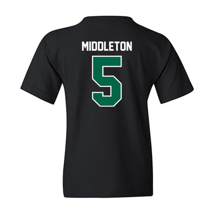 Tulane - NCAA Men's Basketball : Scotty Middleton - Youth T-Shirt-1