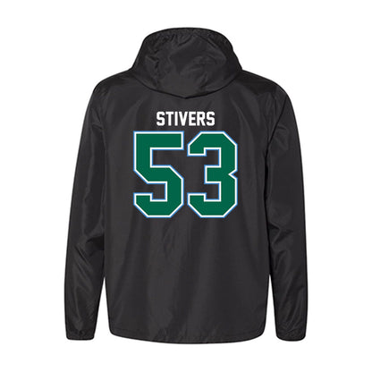 Tulane - NCAA Football : John Stivers - Windbreaker-1