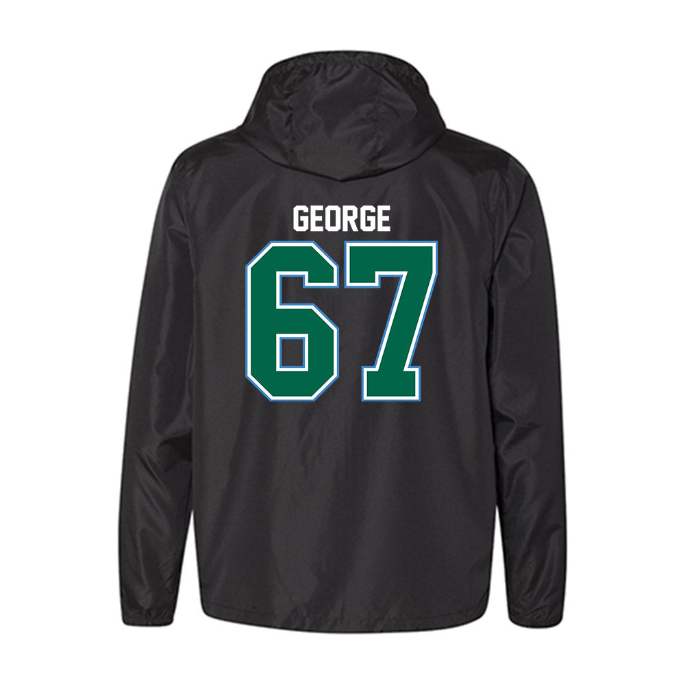 Tulane - NCAA Football : Tylan George - Windbreaker-1
