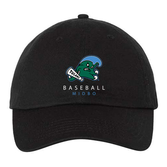 Tulane - NCAA Baseball : Joshua Midbo - Dad Hat-0