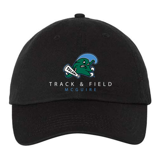 Tulane - NCAA Men's Track & Field : Christian McGuire - Dad Hat-0