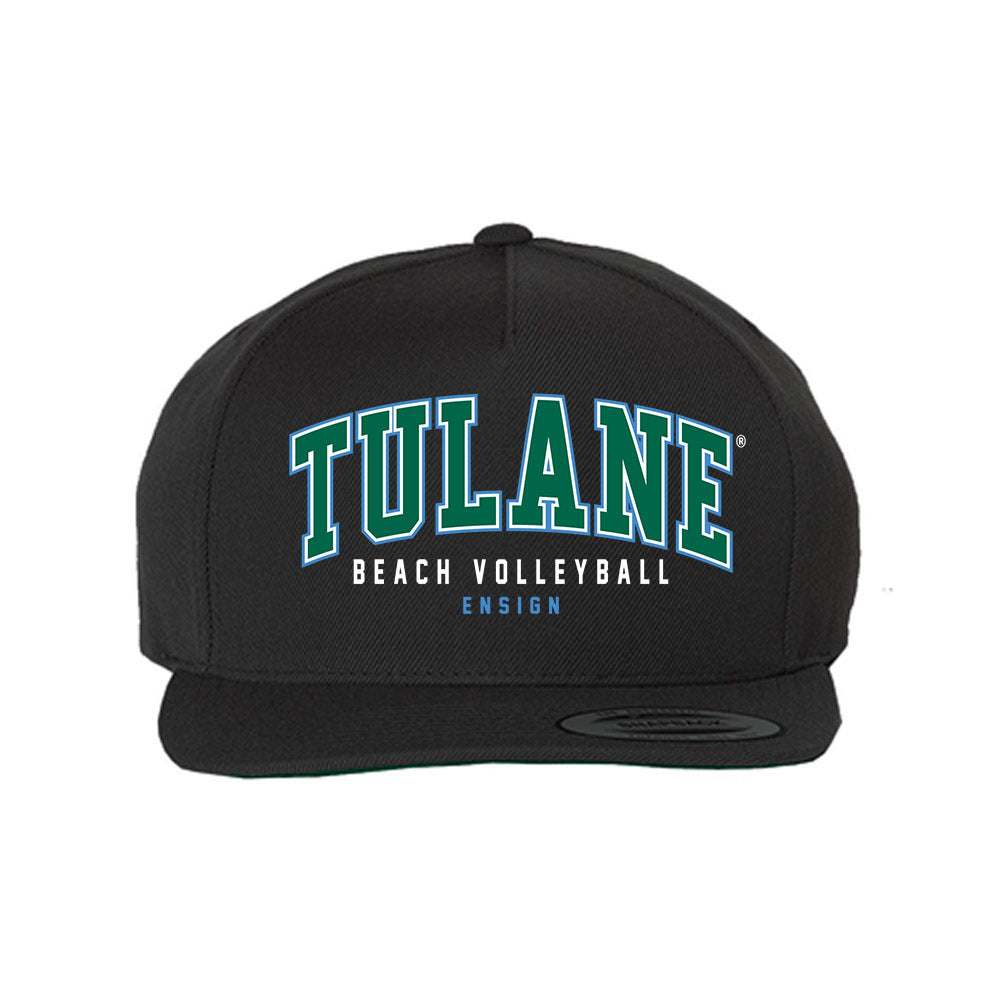 Tulane - NCAA Beach Volleyball : Tawny Ensign - Snapback Hat-0