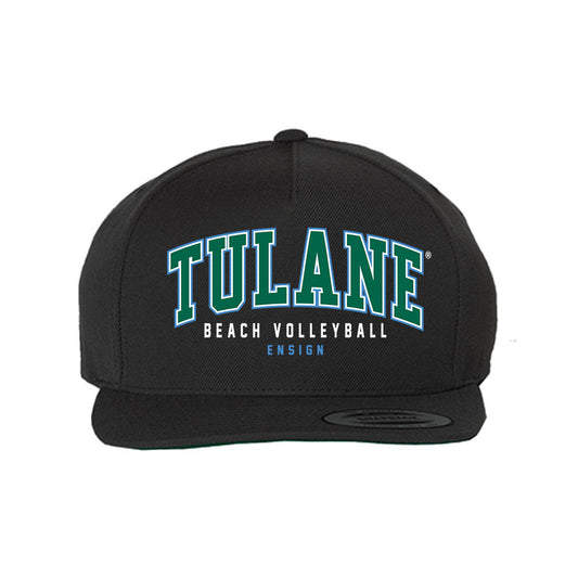 Tulane - NCAA Beach Volleyball : Tawny Ensign - Snapback Hat-0