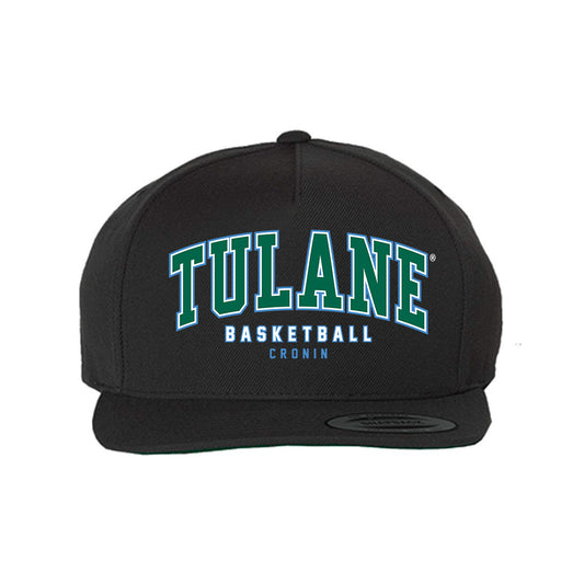Tulane - NCAA Men's Basketball : Luke Cronin - Snapback Hat-0