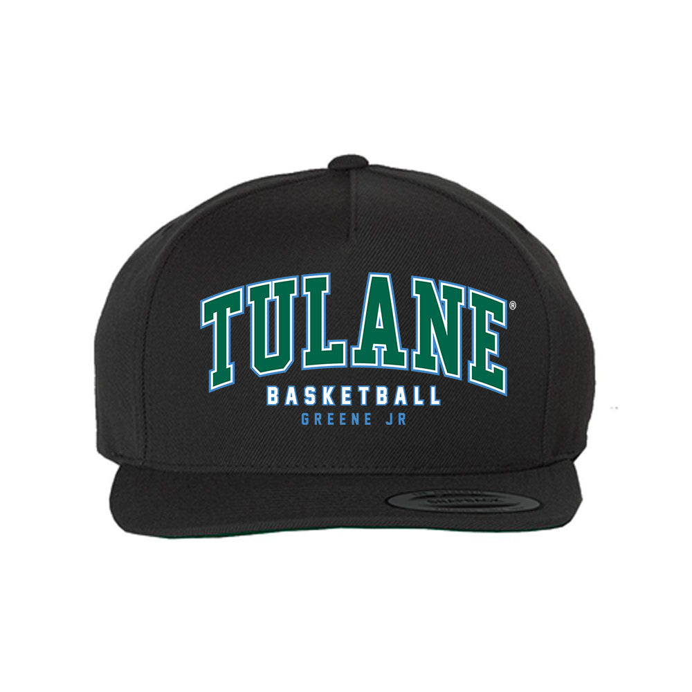 Tulane - NCAA Men's Basketball : Kyle Greene jr - Snapback Hat-0