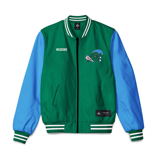 Tulane - NCAA Men's Track & Field : Christian McGuire - Bomber Jacket-0