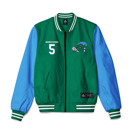 Tulane - NCAA Football : Anthony Brown-Stephens - Bomber Jacket-0