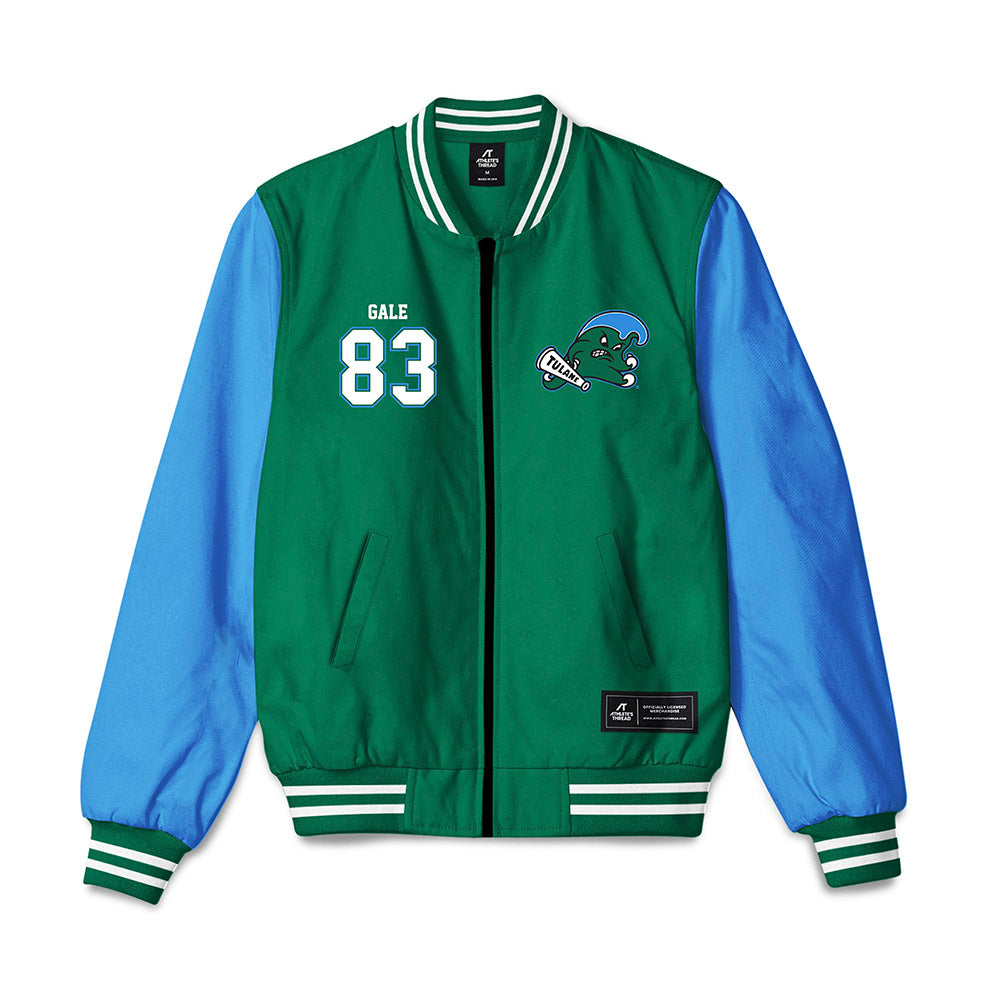 Tulane - NCAA Football : Seth Gale - Bomber Jacket-0