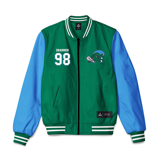 Tulane - NCAA Football : PaLanding Drammeh - Bomber Jacket-0