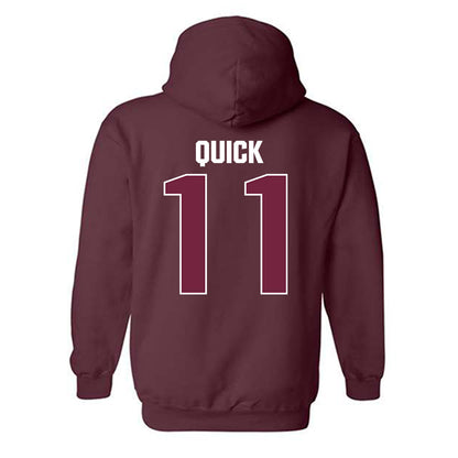 SIU Carbondale - NCAA Football : Markell Quick - Classic Shersey Hooded Sweatshirt-1