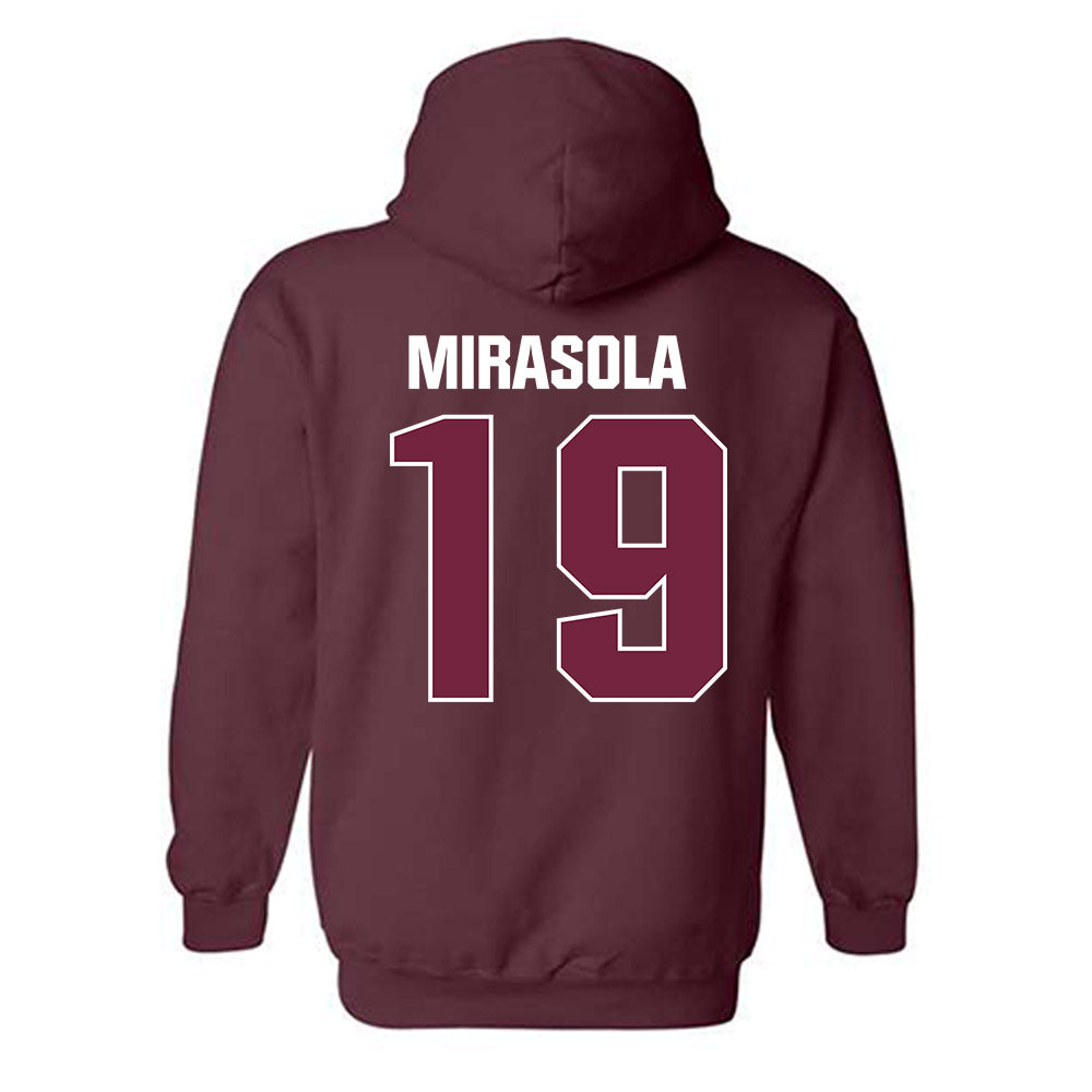 SIU Carbondale - NCAA Football : Jc Mirasola - Classic Shersey Hooded Sweatshirt-1