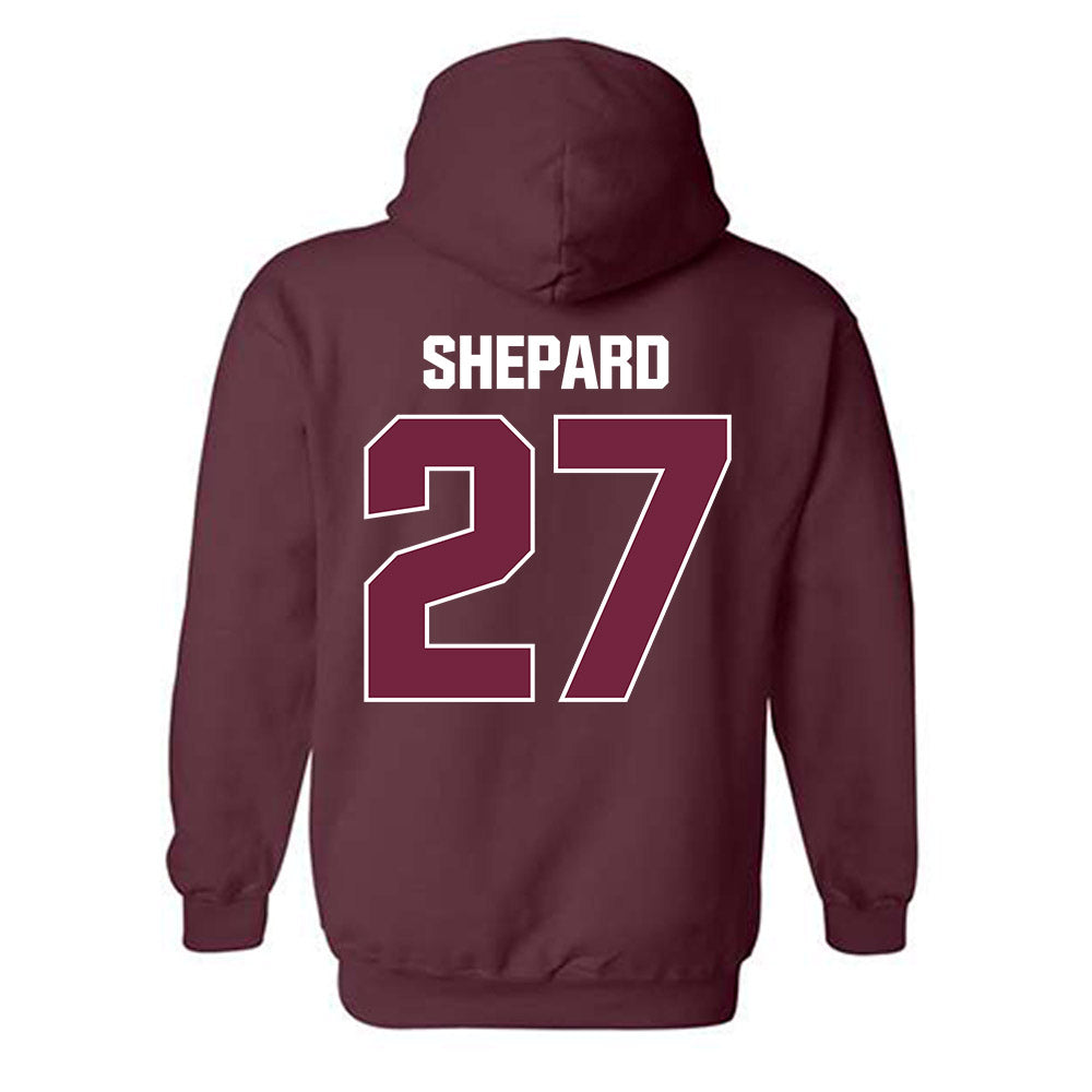 SIU Carbondale - NCAA Baseball : Troy Shepard - Classic Shersey Hooded Sweatshirt-1