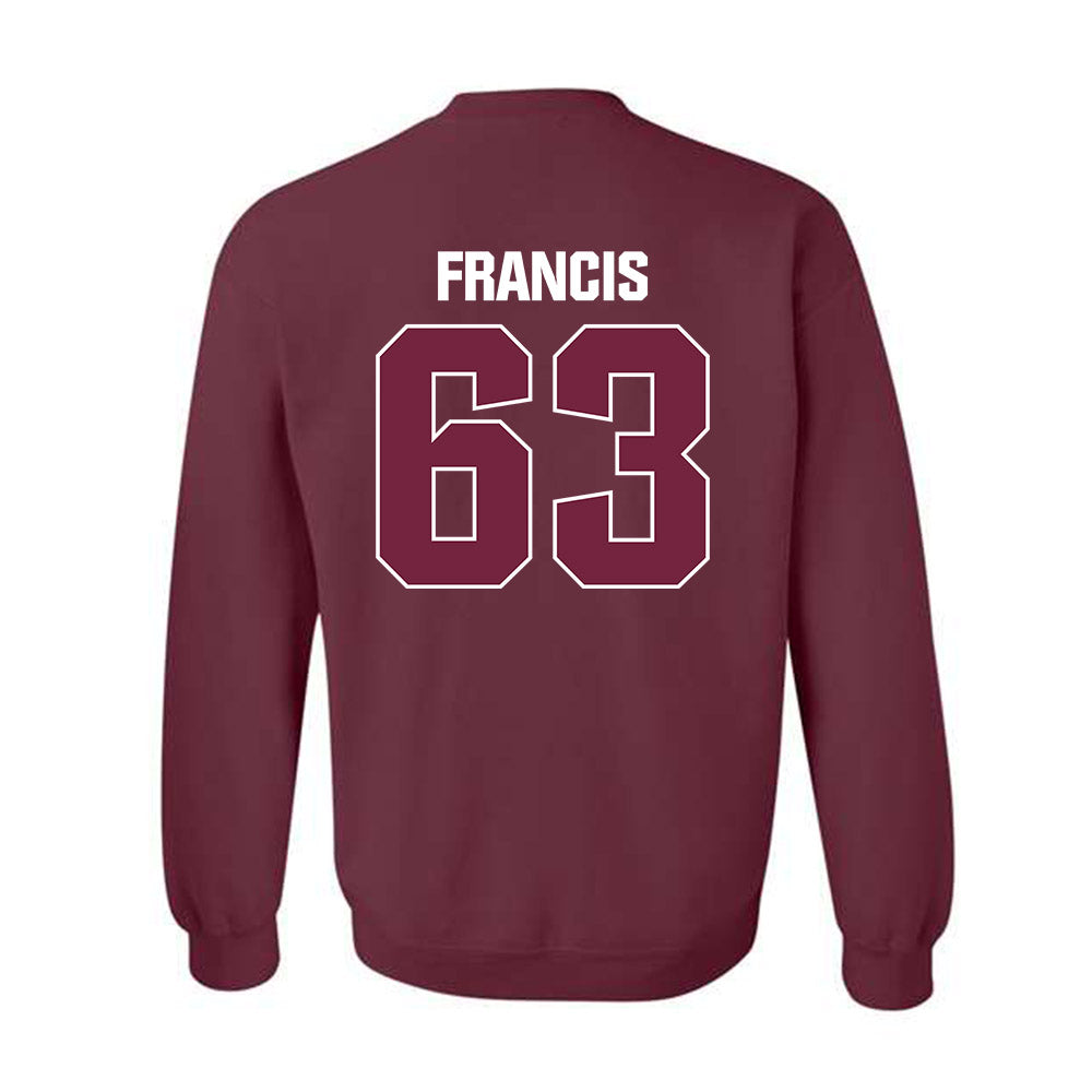SIU Carbondale - NCAA Football : Kellen Francis - Classic Shersey Crewneck Sweatshirt-1