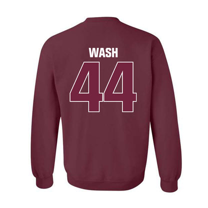 SIU Carbondale - NCAA Football : Miles Wash - Classic Shersey Crewneck Sweatshirt-1