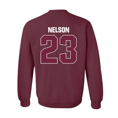SIU Carbondale - NCAA Women's Basketball : Tkiyah Nelson - Classic Shersey Crewneck Sweatshirt-1