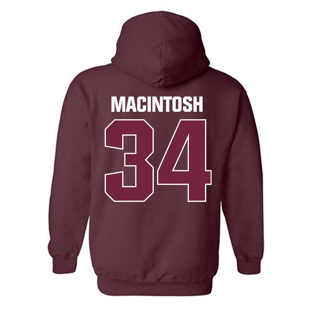 SIU Carbondale - NCAA Baseball : Jack MacIntosh - Classic Shersey Hooded Sweatshirt-1
