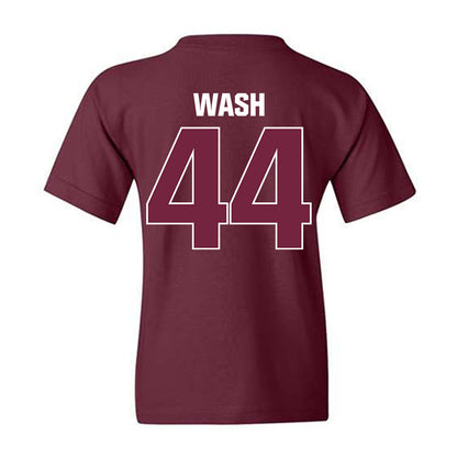 SIU Carbondale - NCAA Football : Miles Wash - Classic Shersey Youth T-Shirt-1