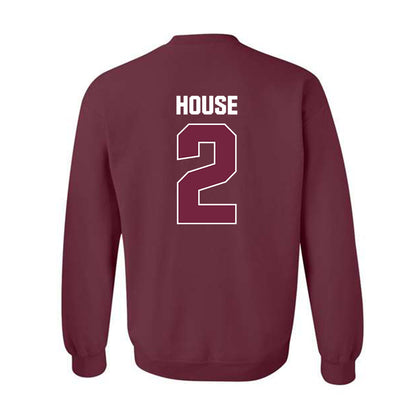 SIU Carbondale - NCAA Men's Basketball : Quelron House - Classic Shersey Crewneck Sweatshirt-1