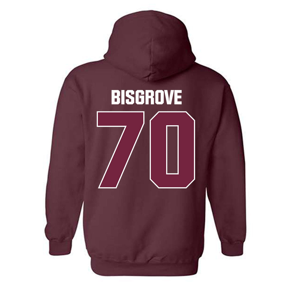 SIU Carbondale - NCAA Football : Brendan Bisgrove - Classic Shersey Hooded Sweatshirt-1