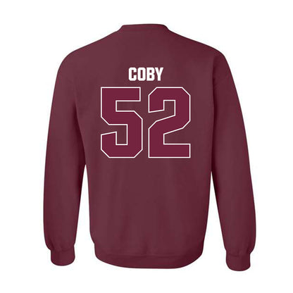 SIU Carbondale - NCAA Football : Ryan Coby - Classic Shersey Crewneck Sweatshirt-1