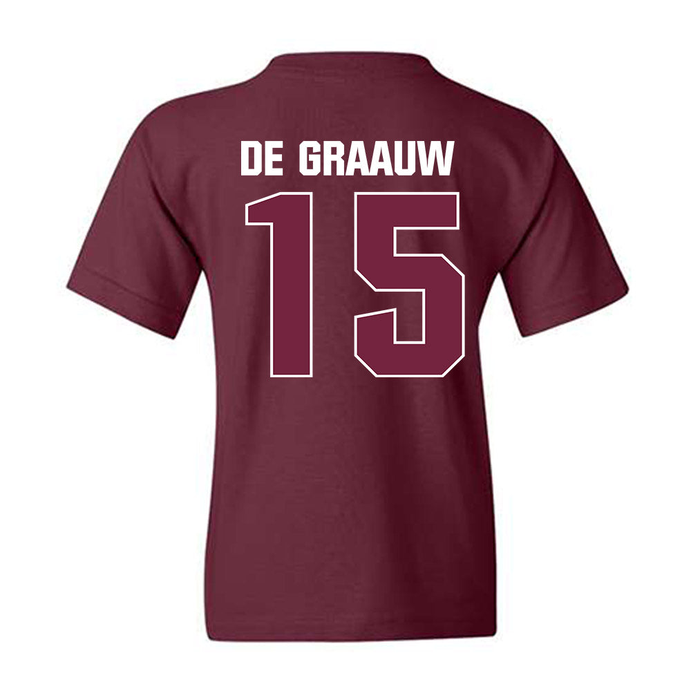 SIU Carbondale - NCAA Baseball : Gio De Graauw - Classic Shersey Youth T-Shirt-1
