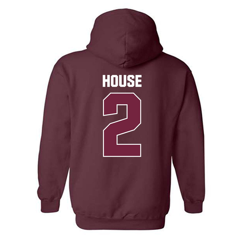 SIU Carbondale - NCAA Men's Basketball : Quelron House - Classic Shersey Hooded Sweatshirt-1