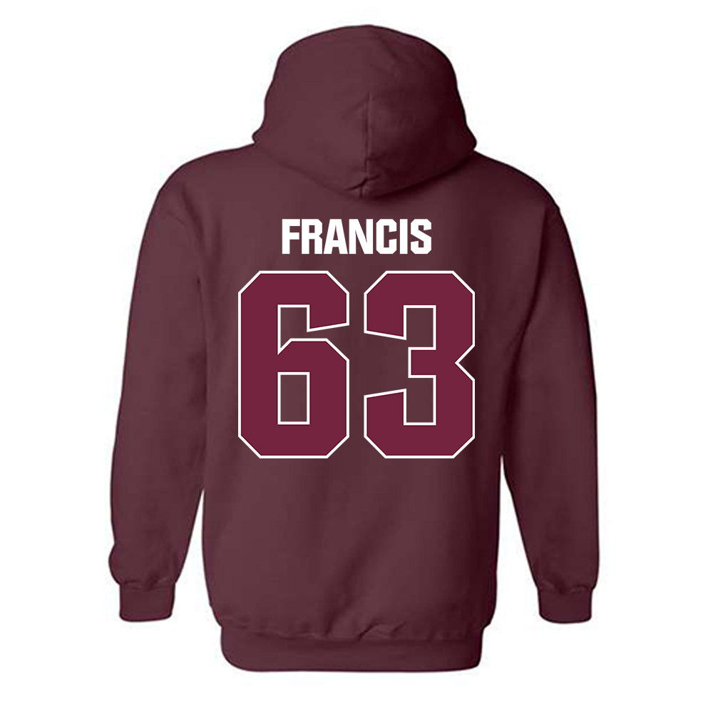 SIU Carbondale - NCAA Football : Kellen Francis - Classic Shersey Hooded Sweatshirt-1
