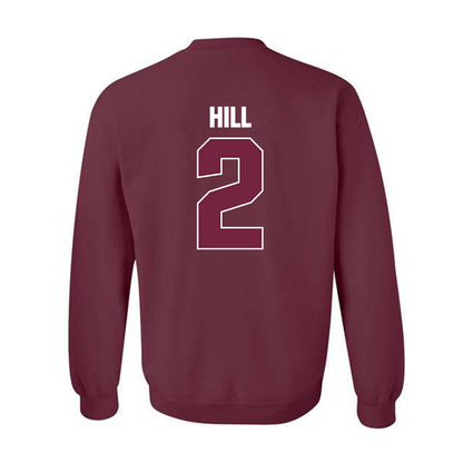 SIU Carbondale - NCAA Football : Naz Hill - Classic Shersey Crewneck Sweatshirt-1