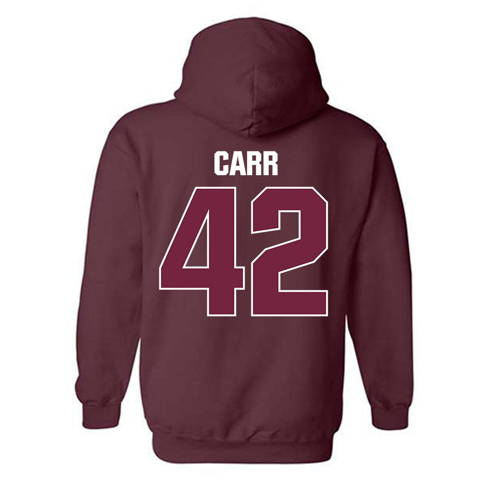 SIU Carbondale - NCAA Football : Patrick Carr - Classic Shersey Hooded Sweatshirt-1