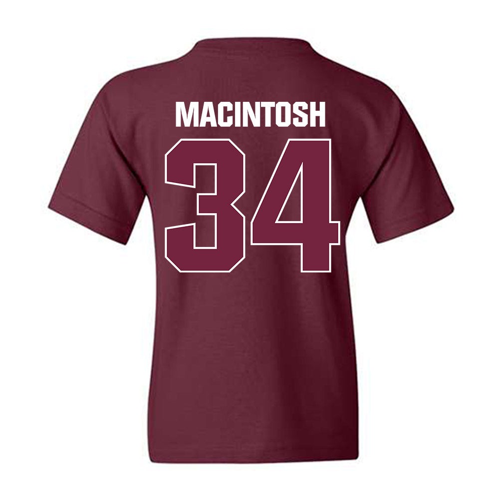 SIU Carbondale - NCAA Baseball : Jack MacIntosh - Classic Shersey Youth T-Shirt-1