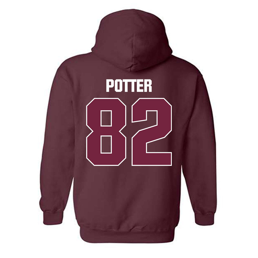 SIU Carbondale - NCAA Football : Chris Potter - Classic Shersey Hooded Sweatshirt-1