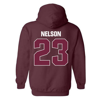 SIU Carbondale - NCAA Women's Basketball : Tkiyah Nelson - Classic Shersey Hooded Sweatshirt-1