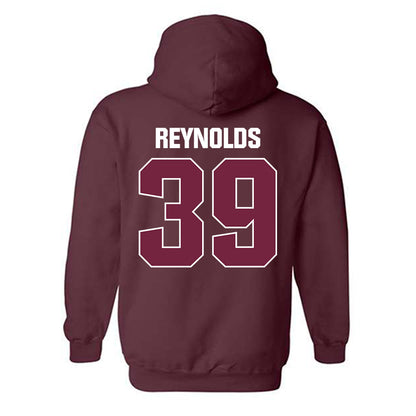 SIU Carbondale - NCAA Football : Chase Reynolds - Classic Shersey Hooded Sweatshirt-1