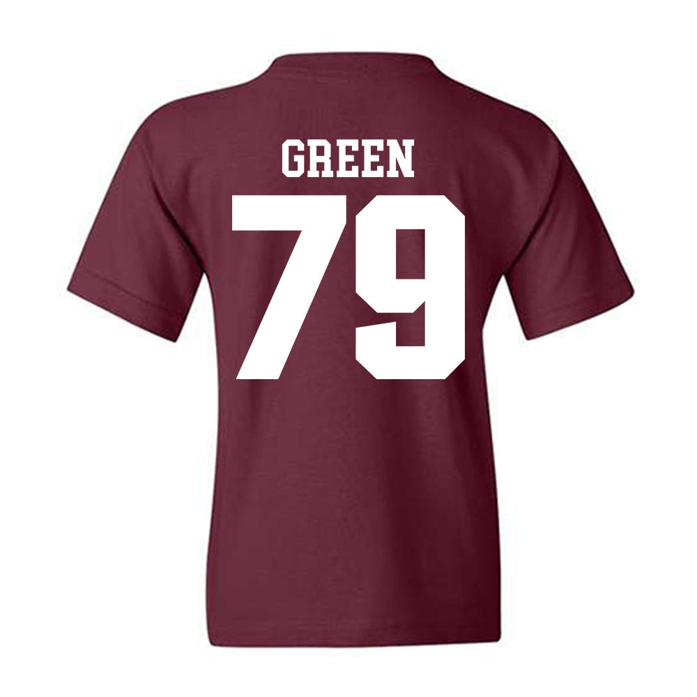 SIU Carbondale - NCAA Football : Donte Green - Classic Shersey Youth T-Shirt-1