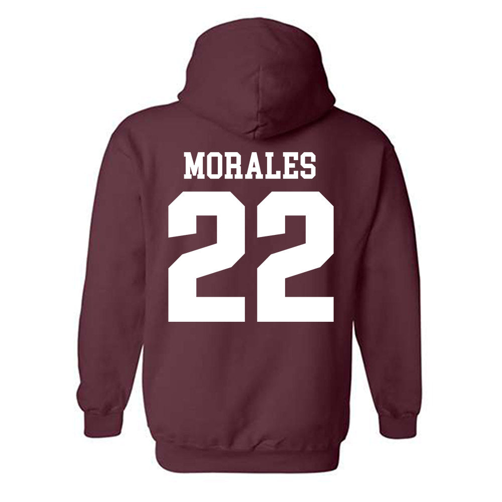SIU Carbondale - NCAA Women's Basketball : Carmen Morales - Classic Shersey Hooded Sweatshirt-1