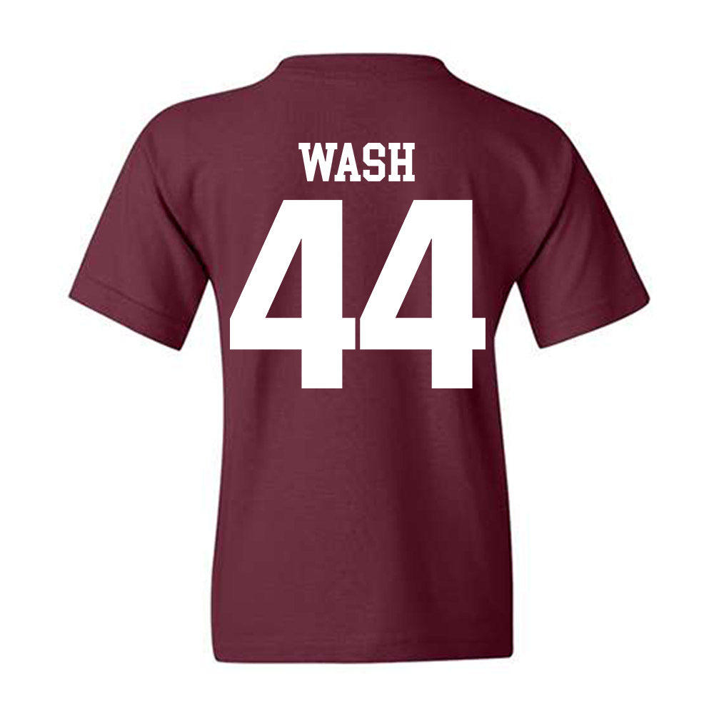 SIU Carbondale - NCAA Football : Miles Wash - Classic Shersey Youth T-Shirt-1