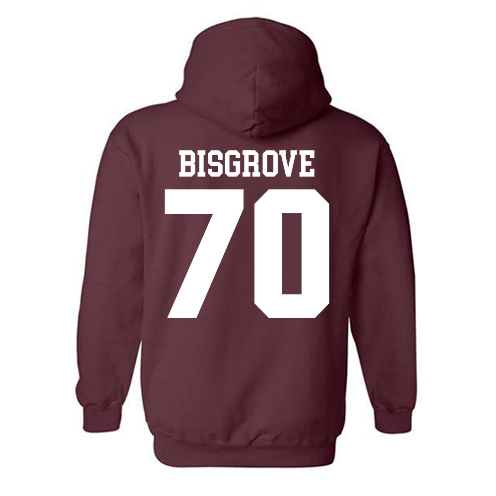 SIU Carbondale - NCAA Football : Brendan Bisgrove - Classic Shersey Hooded Sweatshirt-1