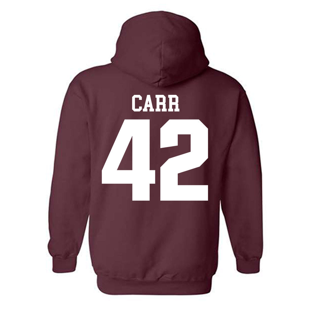 SIU Carbondale - NCAA Football : Patrick Carr - Classic Shersey Hooded Sweatshirt-1