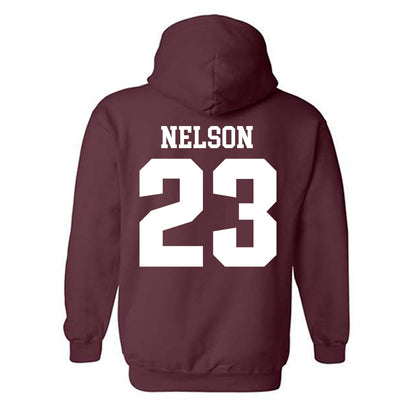 SIU Carbondale - NCAA Women's Basketball : Tkiyah Nelson - Classic Shersey Hooded Sweatshirt-1