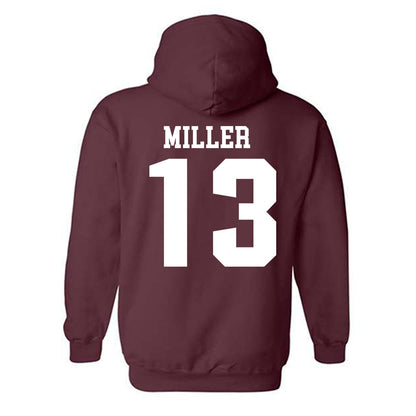 SIU Carbondale - NCAA Football : Camron Miller - Classic Shersey Hooded Sweatshirt-1